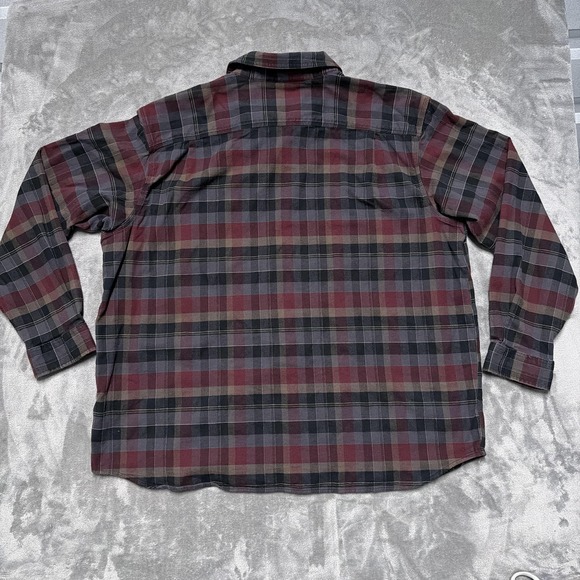 Carhartt Shirt Mens 3XL Red Rugged Flex Flannel Relaxed Fit Plaid Long Sleeve - Picture 2 of 9